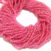 This listing is for the 2 strands of AAA Quality Pink Quartz Micro faceted rondelles in size of 3.5 mm approx.,,Length: 14 inch
